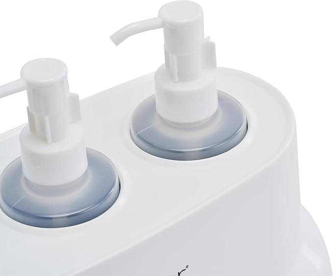 Master Massage 3-Bottles Massage Oil, Lotion, Cream Warmer Heater with Empty Bottles- Massage Cream Heating Device- Salon SPA Massage Body Therapy, White