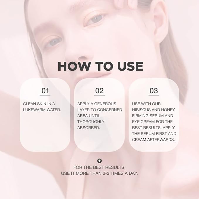 PROOT Hibiscus and Honey Firming Cream + Hibiscus and Honey Eye Firming Cream | Cream & Eye Cream Bundle with Collagen Concentrated Skin Rejuvenating Intensive Complex