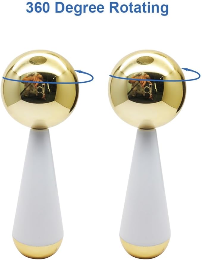 Facial Ice Globes and Roller, Cooling Massager for Face, Eyes and Neck, Cryotherapy Treatment for Puffiness, Dark Circles and Wrinkles