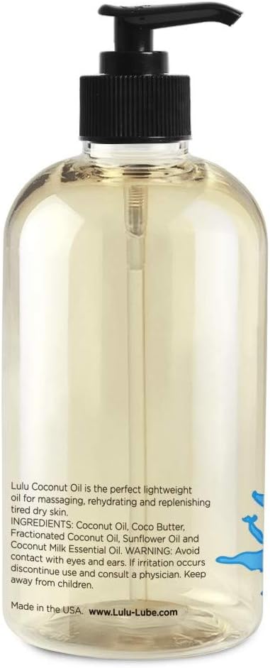 Lulu Massage Oil with Fractionated Coconut Oil.16 Ounce … (Coconut)