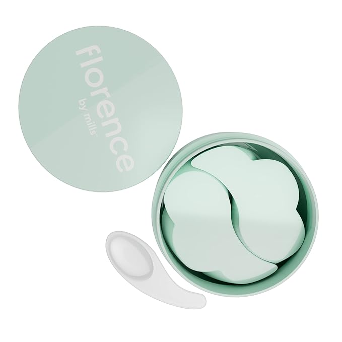 florence by mills Floating Under the Eyes Depuffing Gel Pads, Look Alive Brightening Eye Cream