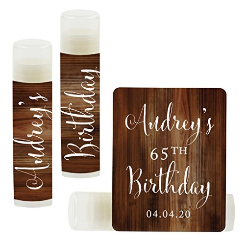 Andaz Press Personalized Milestone Birthday Party Balm