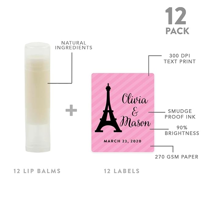 Andaz Press Personalized Bridal Shower Bachelorette Eiffel