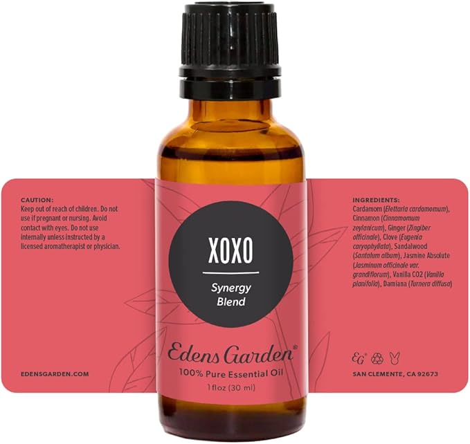 Edens Garden XOXO Essential Oil Blend- 100% Pure Premium Grade, Undiluted, Natural, Therapeutic, Aromatherapy, The Best for Skin, Candle, Humidifiers 30 ml (1 fl oz)