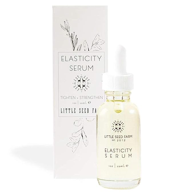 Little Seed Farm Serum Bundle - Antioxidant + Elasticity - Skin Toning and Firming Serums - Facial Serums for Dry & Aging Skin