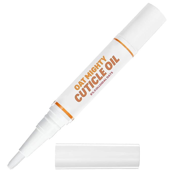 Cuticle Strengthening 8% Colloidal Oat Cuticle Oil Pen by Handmade Heroes - Rejuvenate Nail Nourish Repair Cuticles Vegan Cruelty Free Cuticle Oil helps grow nails fast for manicure and pedicure set