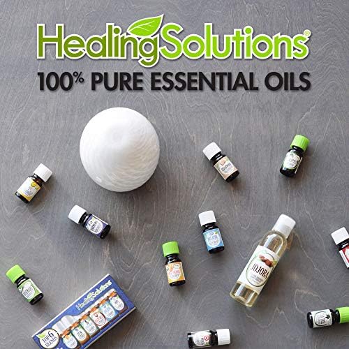 Healing Solutions 4 oz (120 ml) Organic Lavender Essential Oil, Pure, Undiluted, for Diffuser & Skin, Therapeutic Grade, Aromatherapy Lavender Essential Oil