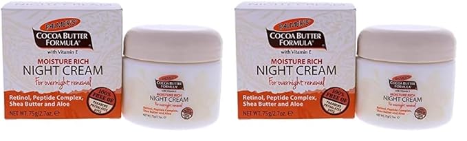 Palmer's Cocoa Butter Formula Moisture Rich Night Cream, 2.70 oz (Pack of 2)