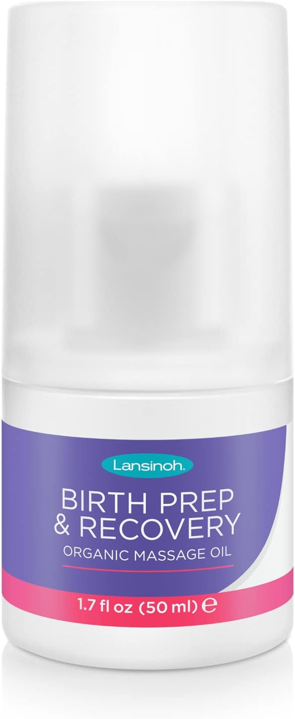 Lansinoh Organic Perineal Massage Oil, 1.7 Fl. Ounces