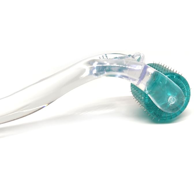 Derma Roller, 192 Titanium Microneedles Derma Roller Microneedle Roller for Face Skin, Microdermabrasion Microneedling Roller - Skin care tools