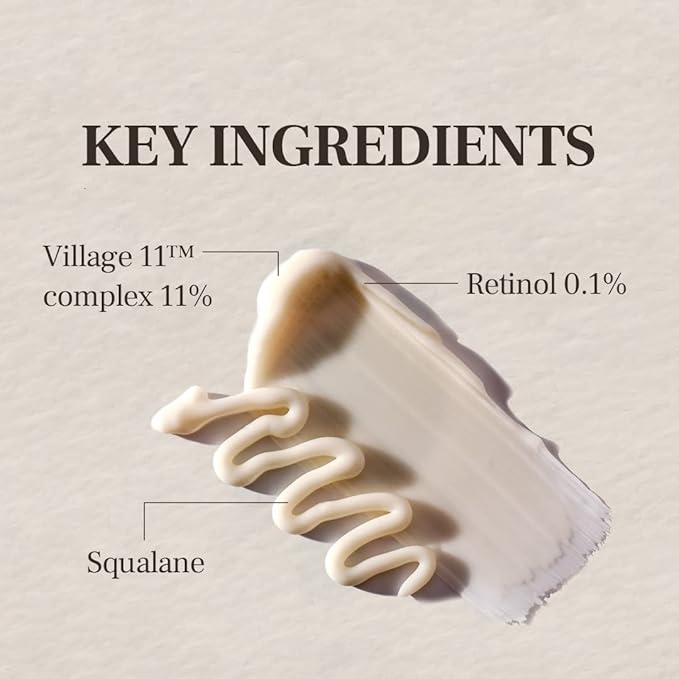 Miracle Youth Eye Cream Retinol 0.1% for beginners 76% Natural Ingredients, Shea Butter Squalane Depuff Eye Area Korean Skincare (0.85 fl oz/25ml)