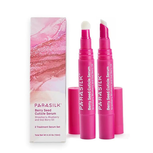 Parasilk Beauty Berry Seed Cuticle Serum. Superior Antioxidant Oils. Soothe, Hydrate, and Rejuvenate Dry Cuticles