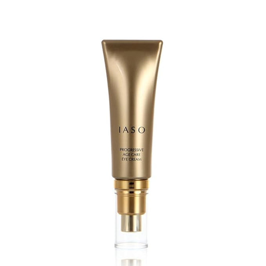 IASO Progressive Age Care Eye Cream | Premium Anti-Aging, Anti-Wrinkle Eye Cream, Reduces Puffiness, Dark Circles, Enriched with Ginseng, Powerful Anti-Aging Ingredients, Korean Skin Care, 1 oz