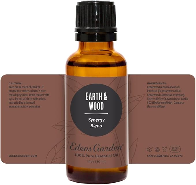 Edens Garden Earth & Wood Essential Oil Blend- 100% Pure Premium Grade, Undiluted, Natural, Therapeutic, Aromatherapy, The Best for Skin, Hair, Candle 30 ml (1 fl oz)