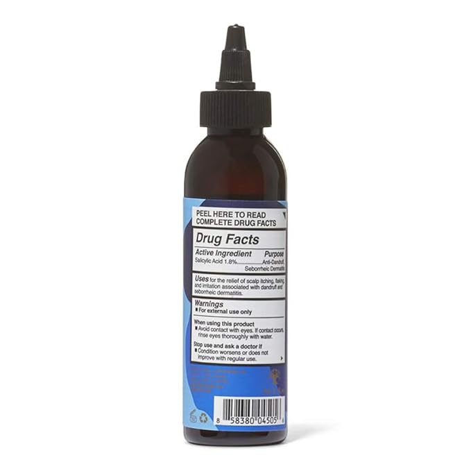 As Am Dry and Itchy Scalp Care Oil Treatment - 4 ounce - Enriched with Salicylic Acid, Olive Oil, and Tea Tree Oil - Fights Dandruff, Seborrheic Dermatitis, and Psoriasis, Blue