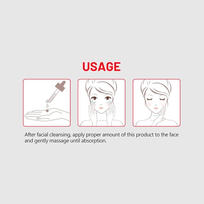 Pomegranate Vitamin E Facial Serum Anti-Aging Essence Revitalizing Face Skin Repair Refines Pores 30ml / 1.01fl.oz