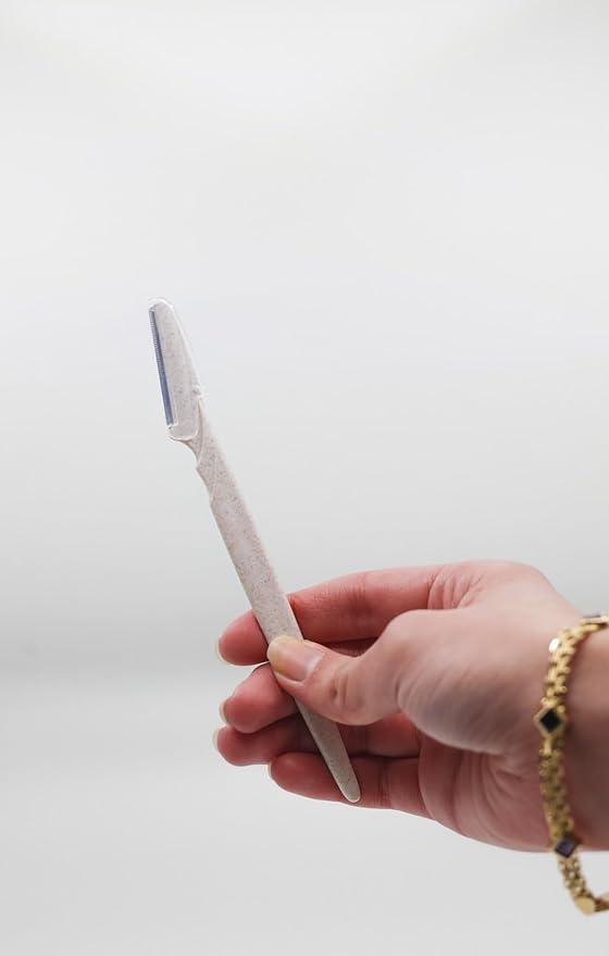 ARABESKS Dermaplaning Tool, 3ct | Dermaplane, Face Razors for Women, Eyebrow Razor, Facial Razor, Dermaplaning Razor, Womens Face Razor Peach Fuzz Remover, Eyebrow Trimmer