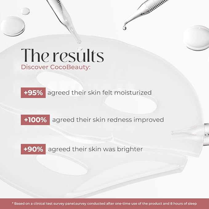 Bio Collagen Face Mask – Hydrating & Anti-Aging Korean Collagen Sheet Masks, Deep Hydration, Smooths Fine Lines, Overnight Face Mask for Radiant Skin (16 pcs)