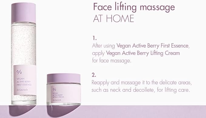 leegeehaam Dr.Ceuracle Vegan Active Berry First Essence (150ml / 5.07 fl. oz.) - Antioxidant Hydrating Serum with Resveratrol Capsules for Rejuvenation