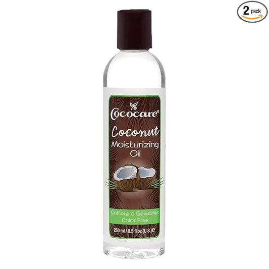 Cococare Coconut Moisturizing Oil 8.5 Fl Oz. - Formulated with Natural Coconut Oil - 2 Pack