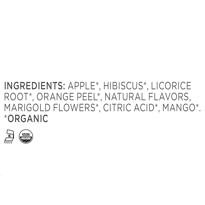 Tea Forte Mango Citron Premium Organic Loose Leaf Caffeine-Free Herbal Tea Blend Canister, Makes 35-50 Cups, Tea Gifts for Mother's Day