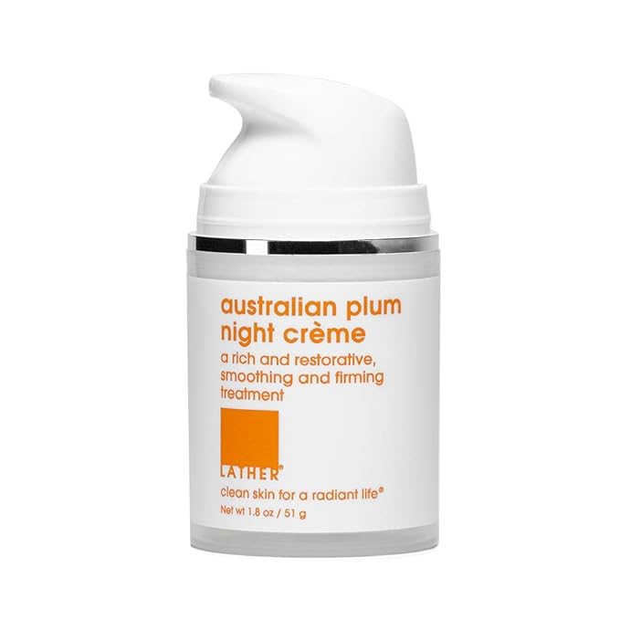 LATHER Australian Plum Night Crème, 1.8 Ounce