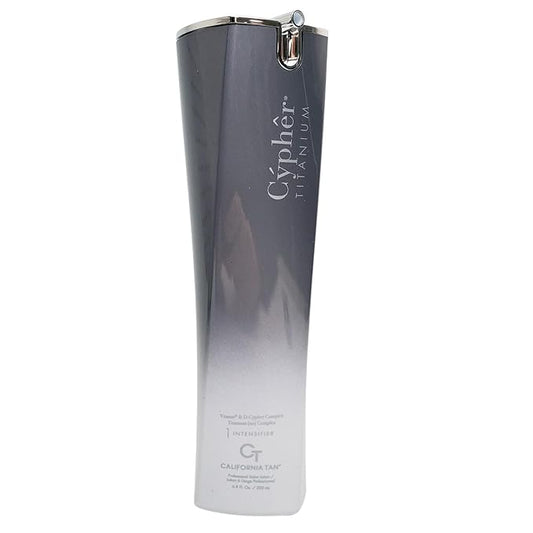 California Tan Cypher Step 1 Intensifier Tanning Bed Lotion 6.8 ounces, beige