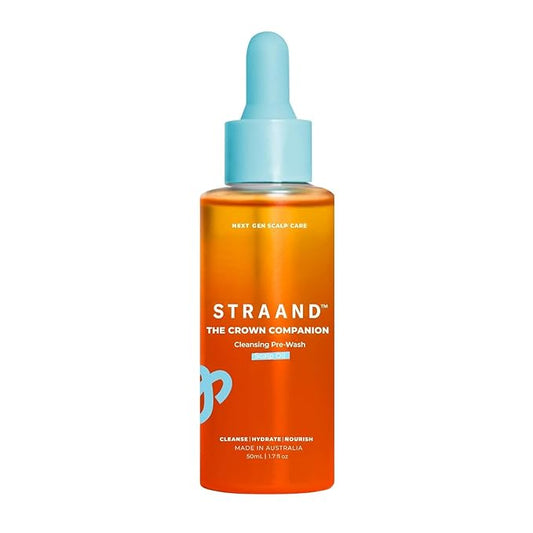 Crown Companion Cleansing Pre-Wash Scalp Oil - Hydrating Oil for Dry Scalp with Hyaluronic Acid, Jojoba Oil & Squalane - Pre Shampoo Scalp Detox for Product Build-Up (1.7 fl oz)