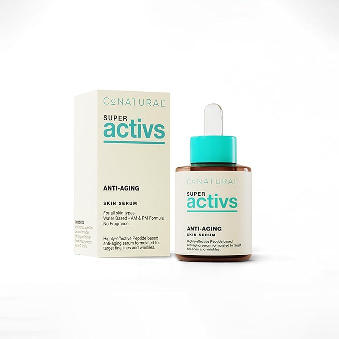 Conatural Anti-Aging Serum 30ml - Face Serum for Wrinkles & Fine Lines, Peptide, Tightening Serum for Deep Wrinkles, Anti-Aging Treatment, Fine Lines Remover for Youthful Skin