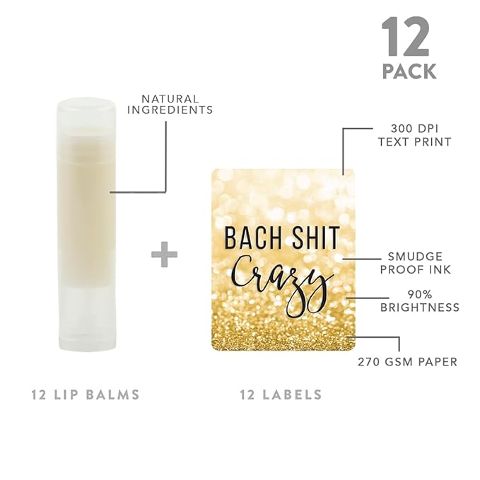 Andaz Press Bridal Shower Bachelorette Party Glitter