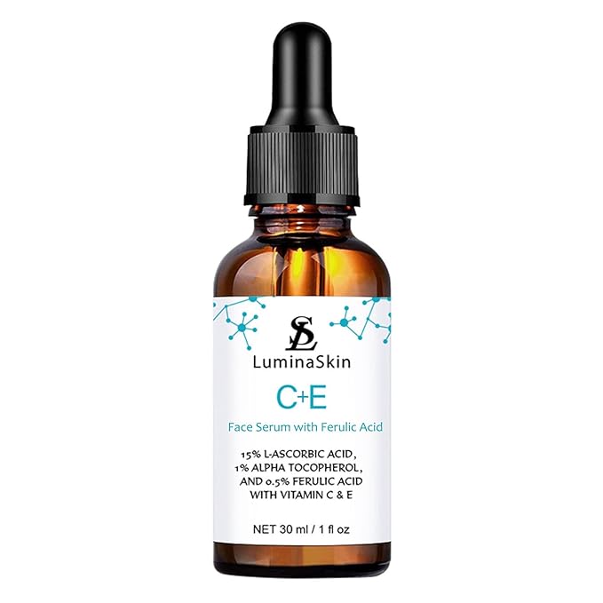Vitamin C Face Serum Vitamin CE Serum with Ferulic Acid for Women Vitamin E and Ferulic Serum Skin Care - Vitamin C Serum for Face - Dark Spot Corrector, Anti Aging Face Care 1 Oz