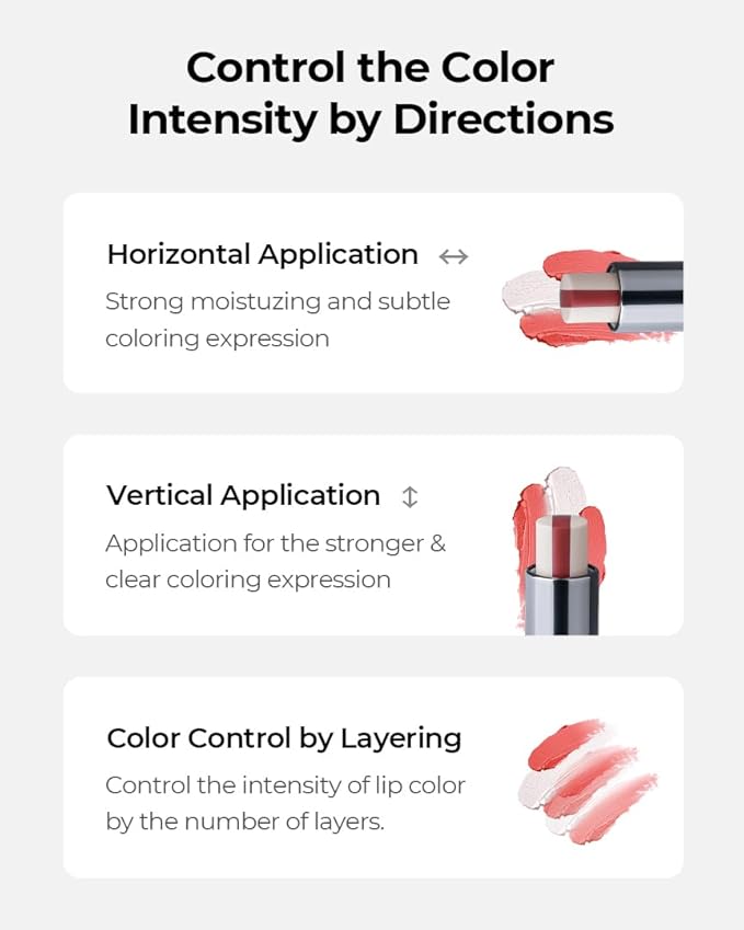 GRAFEN Triple Color Lip Balm Coral Magnetic