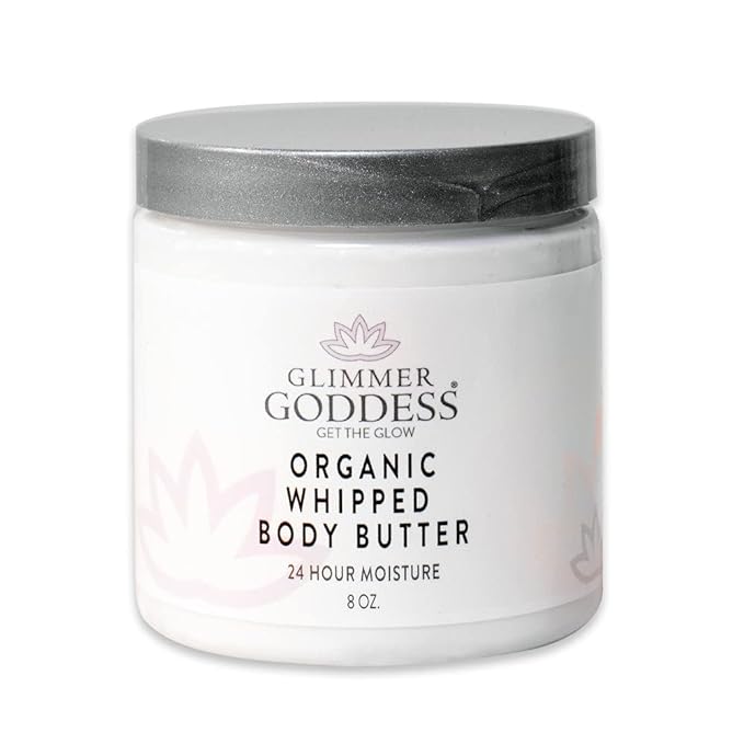 GLIMMER GODDESS Organic Body Butter - 8oz (Caribbean Breeze)