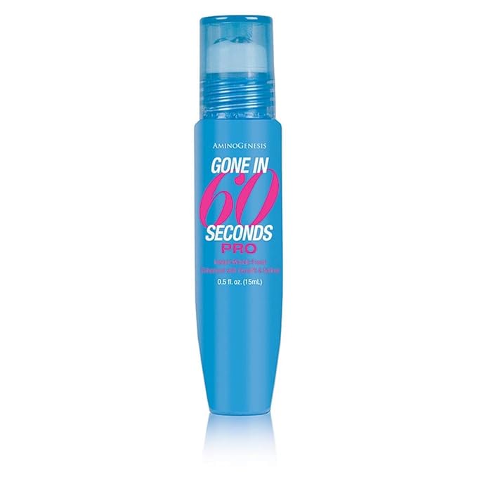 Gone In Sixty Seconds Pro Instant Temporary Wrinkle Eraser .5 oz, Instant Face Lift Cream Tighten Firm Smooth Under Eye Bags Puffiness Wrinkles