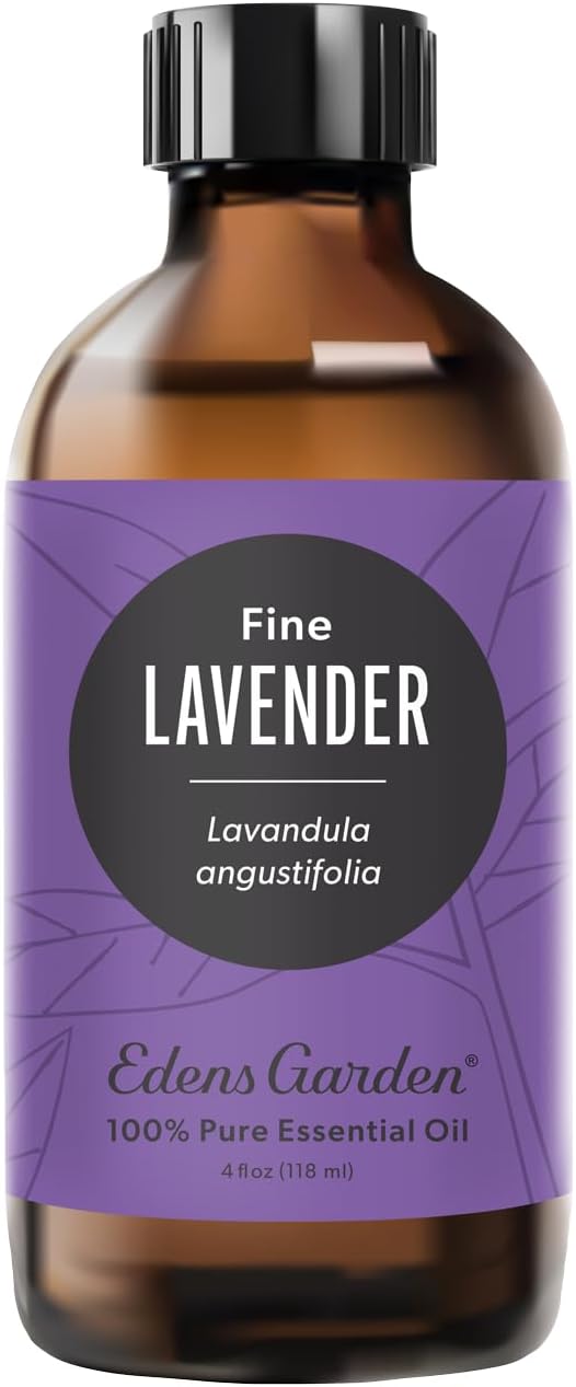 Edens Garden Lavender-Fine Essential Oil- 100% Pure Premium Grade, Undiluted, Natural, Therapeutic, Aromatherapy, The Best for Diffuser, Candle, Humidifiers, Kid Safe 118 ml (4 fl oz)