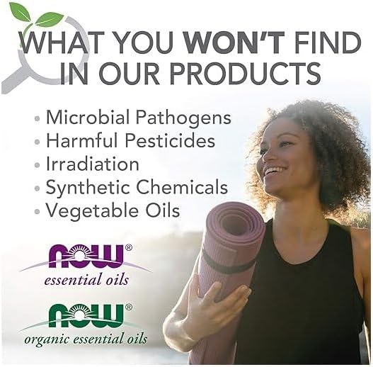 NOW Essential Oils, Head Relief Roll-On, Certified Non-GMO, Soothing Blend, Steam Distilled, Topical Aromatherapy, 10-mL (Pack of 2)