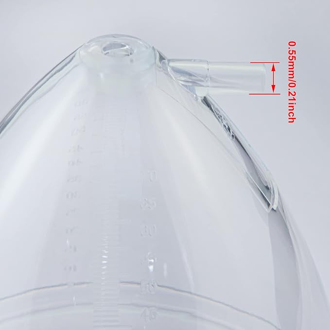 Elitzia ETSL0004 Accessories Cup70 Cup80 Cup90 Cup105 Cup120 One Pair for Chest Enlargement Vacuum Pump Breast Beauty Salon Spa Professional Equipment (Cup70)