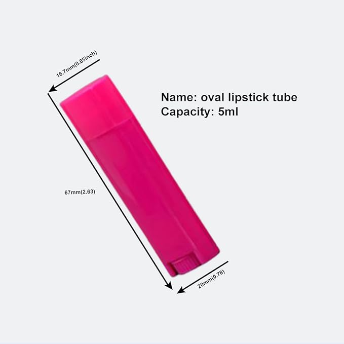 5ml 25Pcs Empty Oval Deodorant Lip balm,DIY