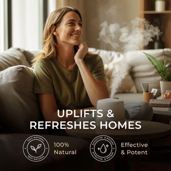 Gya Labs Basil Essential Oil for Diffusers - 0.34 Fl Oz - 100% Pure Natural Basil Oil for Skin, Massage, Fragrance & Candles Making Scent