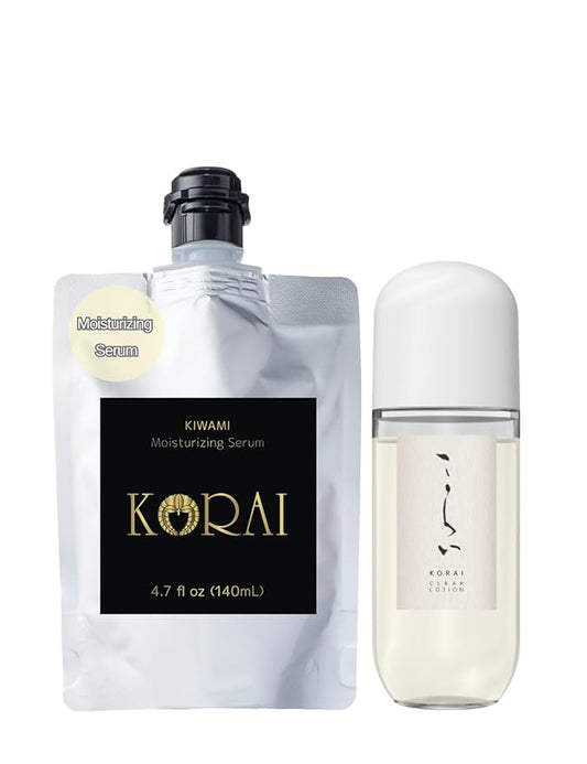 KIWAMI fermented lotion moisture serum with Refillable Empty Mist Bottle Time-Saving Multi-Action Care
