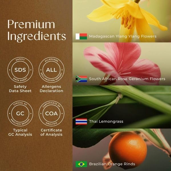 Gya Labs Stress Relief Essential Oil Blend for Diffuser & Aromatherapy - 100% Pure Natural Stress Relief Oils for Calming Diffusion, Soothing & Self-Care (0.34 Fl Oz)