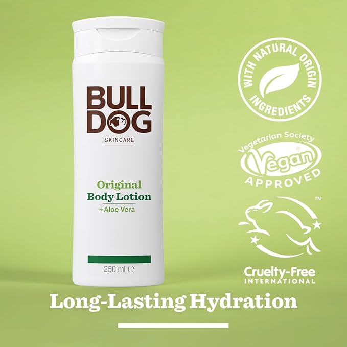 BULLDOG - Bodycare for Men | Original Body Lotion | Hydrates and Nourishes Skin | 250 ml