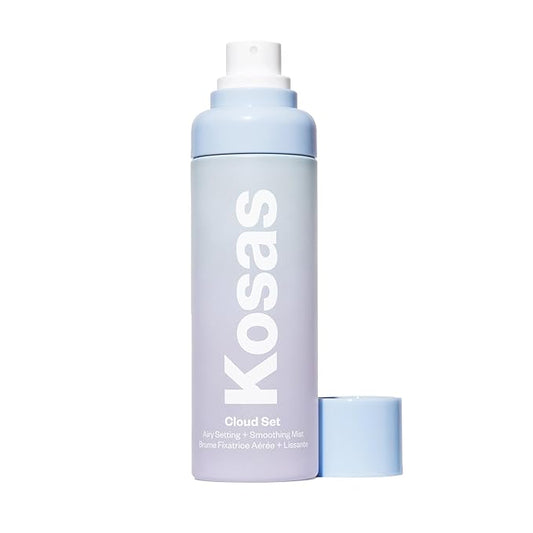 Kosas Cloud Set Airy Setting Spray,+ Smoothing Mist – Hydrating Makeup Spray, Alcohol Free, Oil Free, 12-Hour Hold, Minimizes Appearance of Pores,Lightweight Refreshing Face Mist for All Skin Types