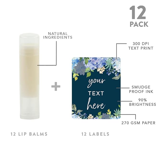 Andaz Press Personalized Lip Balm Party Garden