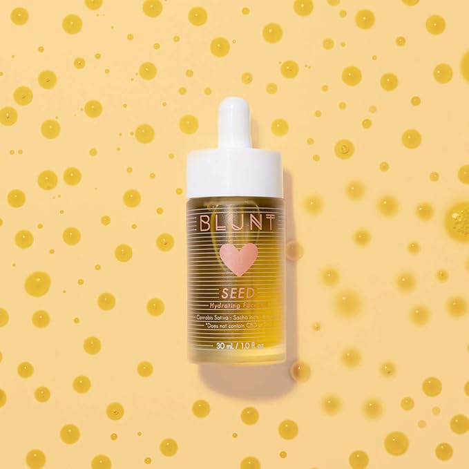 Hemp Seed Hydrating Face Oil | Luxury Moisturizing Serum for All Skin Types | Vegan, Cruelty-Free Facial Care, 1.0 Fl. Oz.