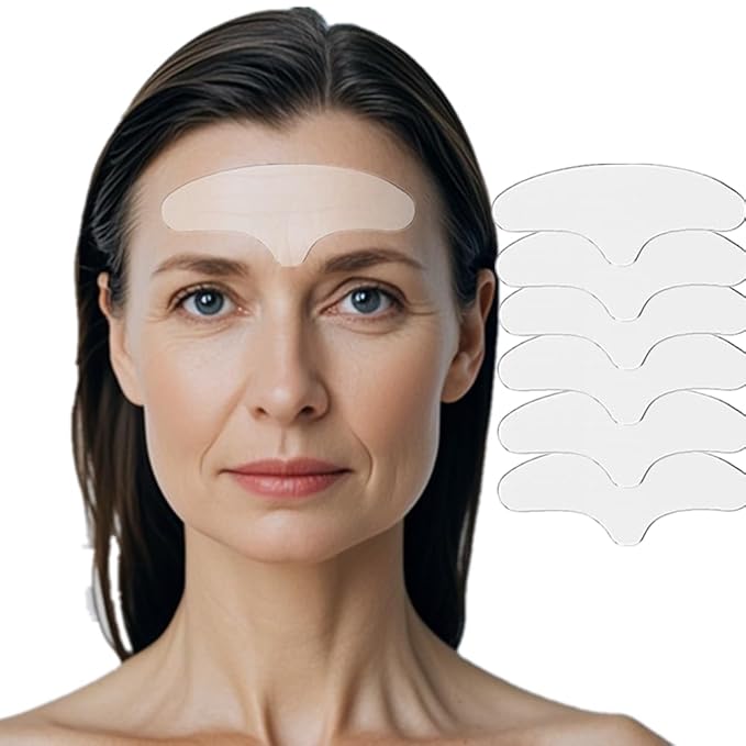 Forehead Wrinkle Patches Reusable made of Silicone | Forehead Wrinkles Treatment | Silicone Patches For Wrinkles | Non Invasive Reusable Wrinkle Smoothers…, Clear