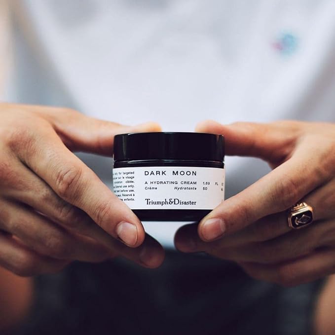 TRIUMPH & DISASTER | Dark Moon Hydrating Cream | Face Moisturizer - Night Cream for Men, 1.7 oz