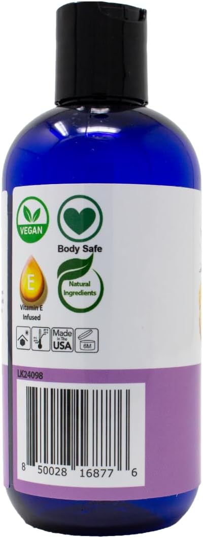 Lick Pineapple Passion Flavored Massage Oil – Sweet, Tropical, Body Safe for Intimacy & Romance, 8 oz