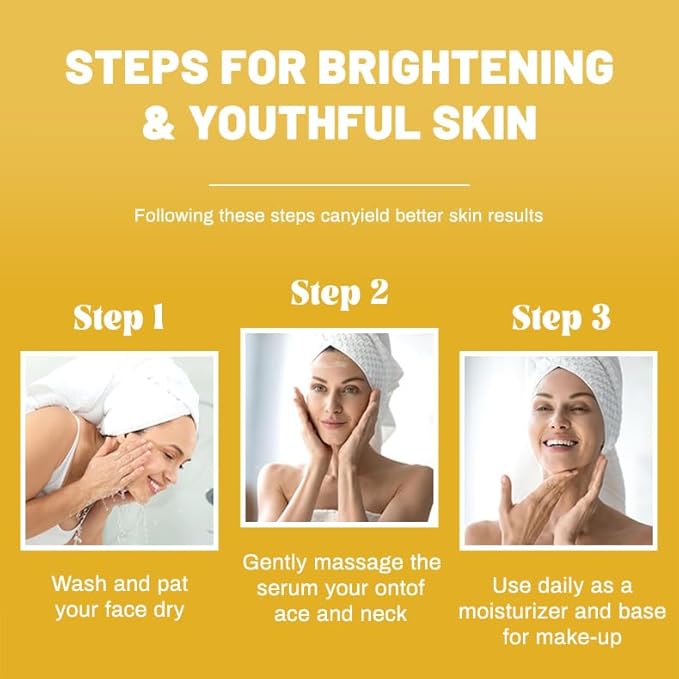 Dr.Medsam 24K Gold Serum, 99.9% Pure Gold Anti Aging Moisturizer with Hyaluronic Acid Niacinamide Deep Hydration and Firming Skin Care Glow Serum 30ML/1.01 Oz