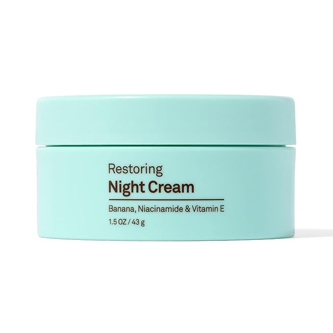 Sun Bum Skin Care Restoring Night Cream - Vegan and Cruelty Free Moisturizing Formula with Niacinamide and Vitamin E - 1.5 oz